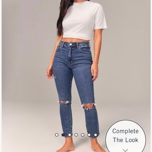 A&F Curve Love High Rise Skinny Jean